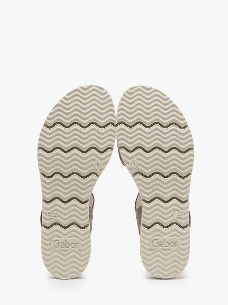 Sandales En Cuir Gabor Vert accessoires 11 vue secondaire 3