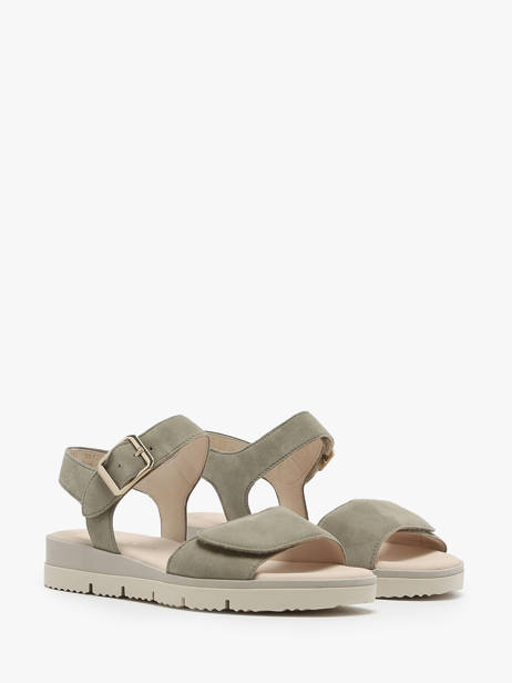 Sandales En Cuir Gabor Vert accessoires 11 vue secondaire 4