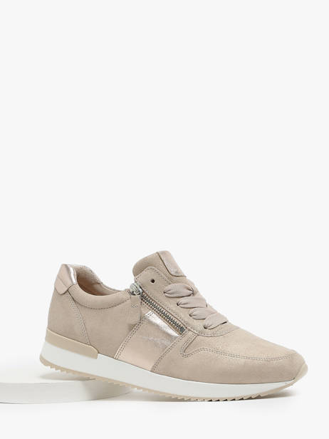 Sneakers En Cuir Gabor Marron accessoires 32 vue secondaire 1