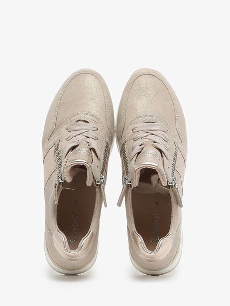 Sneakers En Cuir Gabor Marron accessoires 32 vue secondaire 2