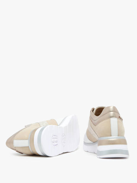 Sneakers Talon Compensé En Cuir Mephisto Blanc accessoires P5144719 vue secondaire 4
