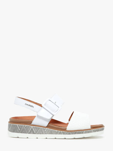 Sandales En Cuir Mephisto Blanc accessoires P5144821