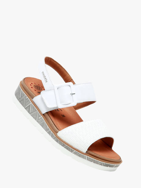 Sandales En Cuir Mephisto Blanc accessoires P5144821 vue secondaire 1