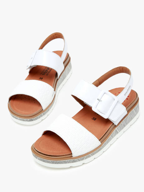 Sandales En Cuir Mephisto Blanc accessoires P5144821 vue secondaire 3
