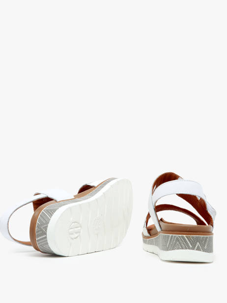Sandales En Cuir Mephisto Blanc accessoires P5144821 vue secondaire 5