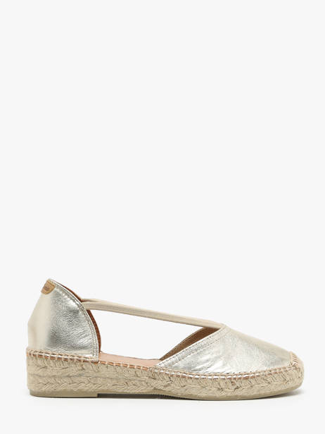 Espadrilles En Cuir Toni pons Or accessoires P