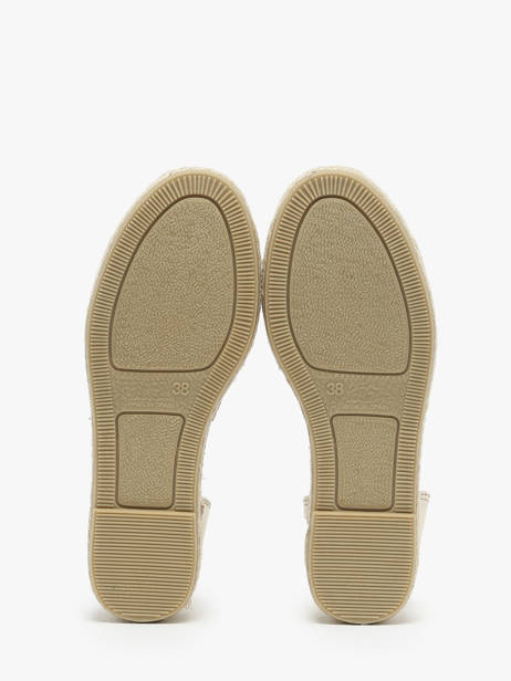 Espadrilles En Cuir Toni pons Or accessoires P vue secondaire 3