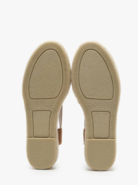 Espadrilles En Cuir Toni pons Marron accessoires EDITH vue secondaire 3