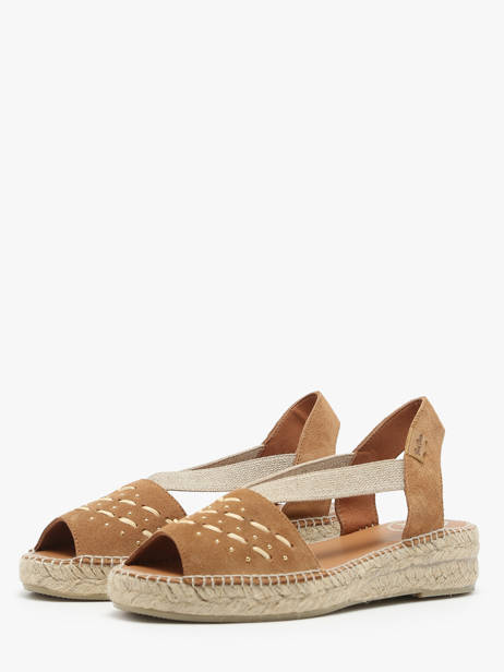Espadrilles En Cuir Toni pons Marron accessoires EDITH vue secondaire 4
