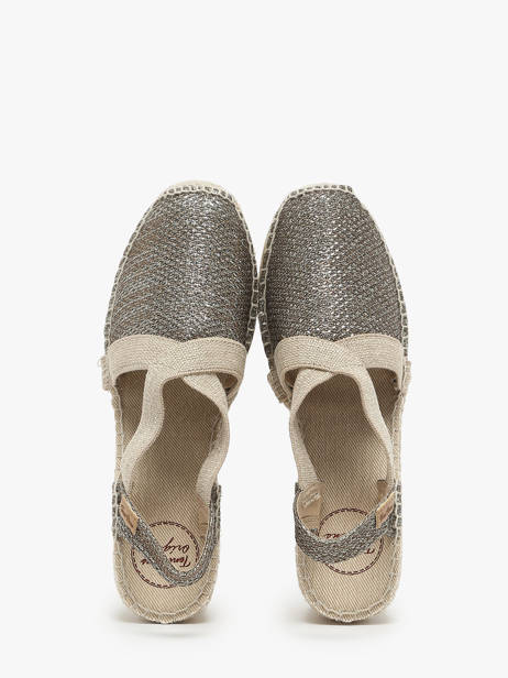 Espadrilles Triton Toni pons Gris accessoires TRITON vue secondaire 2