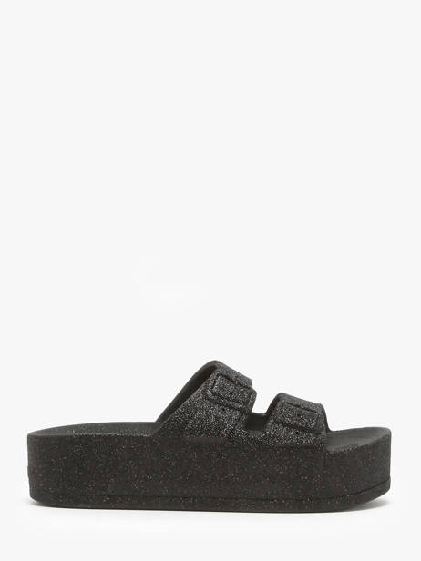 Claquettes Caipirinha Glitter Cacatoes Noir accessoires CAIPIRIN