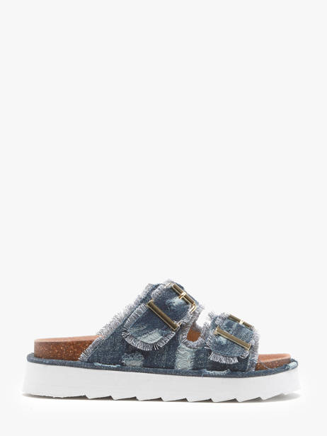 Mules Colors of california Bleu accessoires HCSTOY44