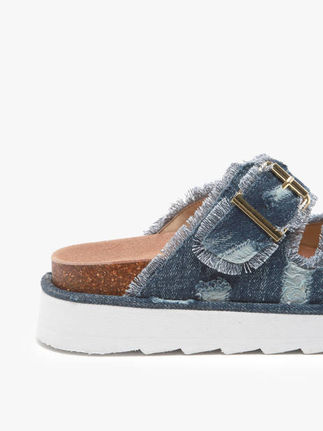 Mules Colors of california Bleu accessoires HCSTOY44 vue secondaire 1
