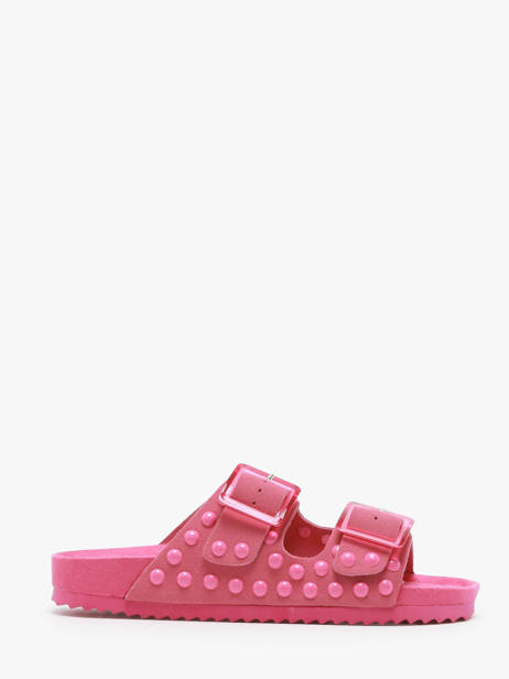 Mules En Cuir Colors of california Rose accessoires HCBIO405
