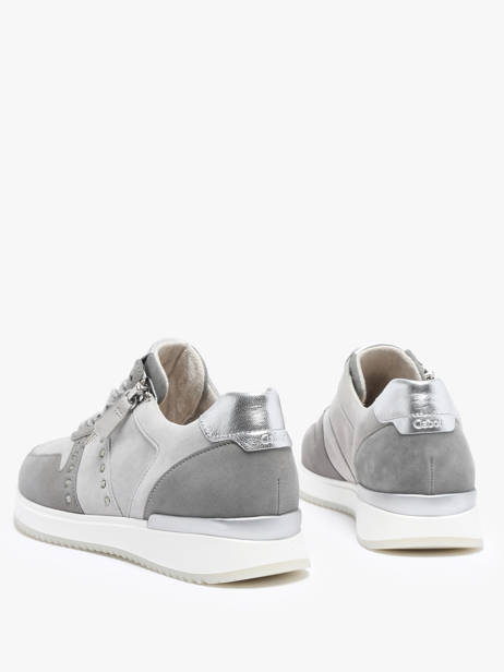 Sneakers En Cuir Gabor Gris accessoires 19 vue secondaire 3