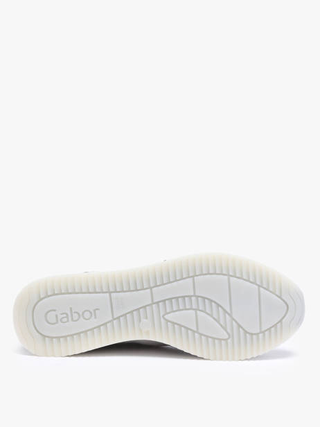 Sneakers En Cuir Gabor Gris accessoires 19 vue secondaire 4