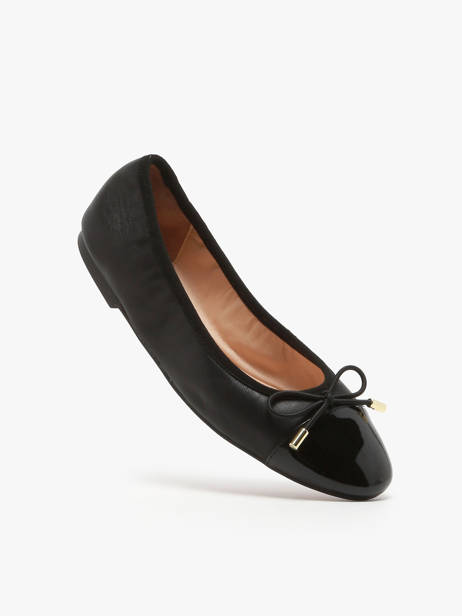 Ballerines En Cuir Inuovo Noir accessoires A94001 vue secondaire 1