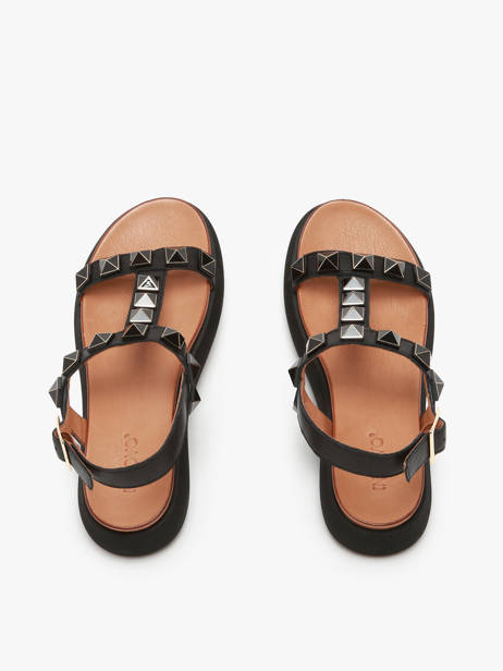 Sandales En Cuir Inuovo Noir accessoires A96017 vue secondaire 3