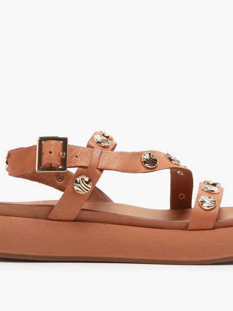 Sandales En Cuir Inuovo Marron accessoires A96019 vue secondaire 1