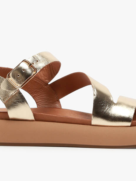 Sandales En Cuir Inuovo Or accessoires A96001 vue secondaire 1