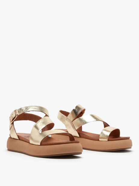 Sandales En Cuir Inuovo Or accessoires A96001 vue secondaire 2