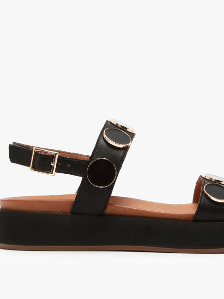 Sandales En Cuir Inuovo Noir accessoires A96009 vue secondaire 1