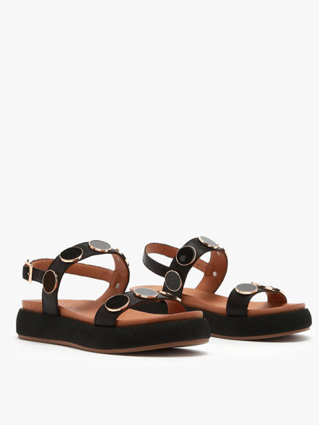 Sandales En Cuir Inuovo Noir accessoires A96009 vue secondaire 2