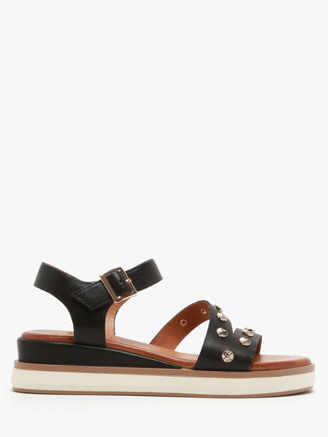 Sandales En Cuir Inuovo Noir accessoires 113094