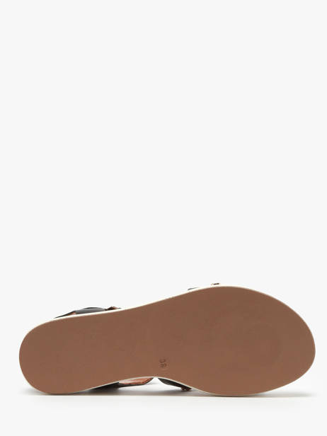 Sandales En Cuir Inuovo Noir accessoires 113094 vue secondaire 4