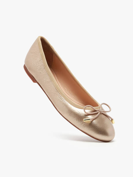 Ballerines En Cuir Inuovo Or accessoires B16003 vue secondaire 1