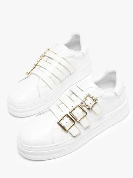 Sneakers En Cuir Liu jo Blanc accessoires BA4019PX vue secondaire 2