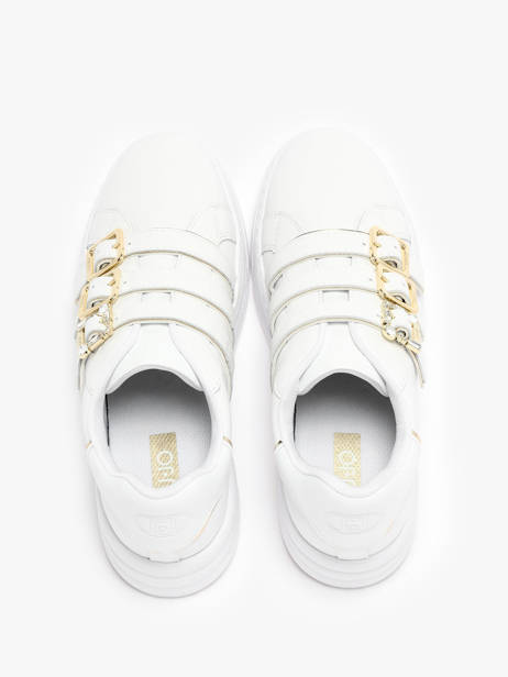 Sneakers En Cuir Liu jo Blanc accessoires BA4019PX vue secondaire 3
