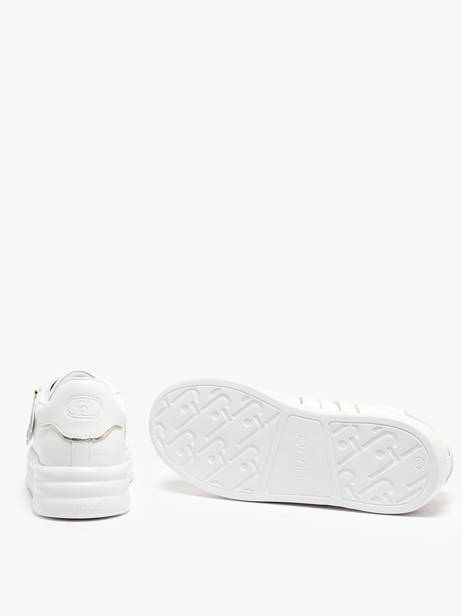 Sneakers En Cuir Liu jo Blanc accessoires BA4019PX vue secondaire 4