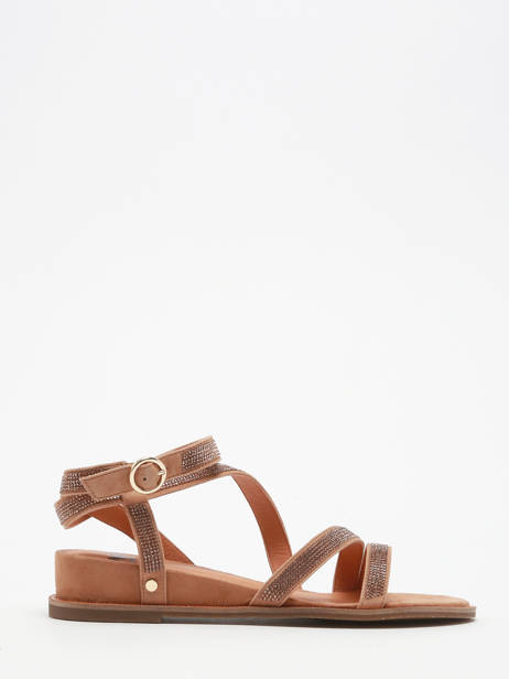 Sandales En Cuir Mam'zelle Marron accessoires CSG2Q25