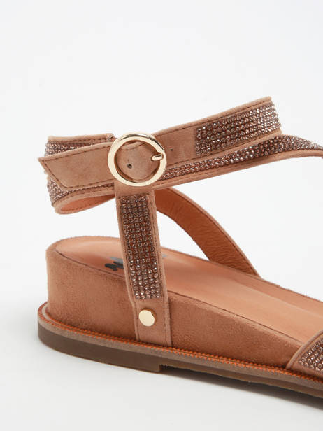 Sandales En Cuir Mam'zelle Marron accessoires CSG2Q25 vue secondaire 1