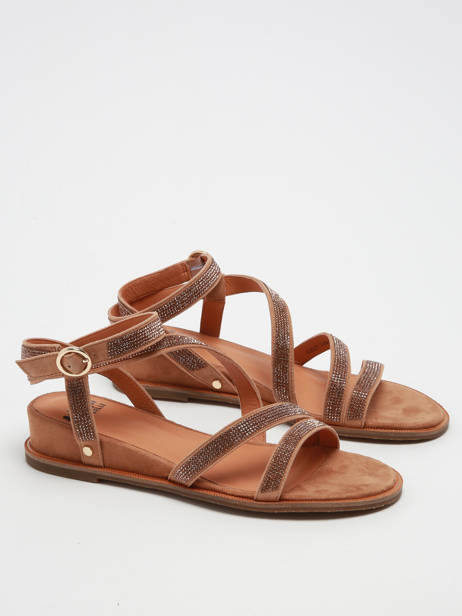 Sandales En Cuir Mam'zelle Marron accessoires CSG2Q25 vue secondaire 3
