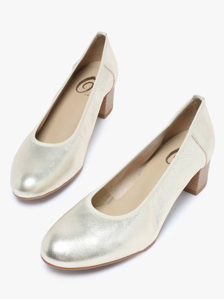 Escarpins En Cuir Rock and rose Or accessoires 510TP vue secondaire 1