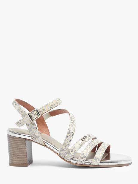 Sandales à Talon En Cuir Rock and rose Beige accessoires 1235TP
