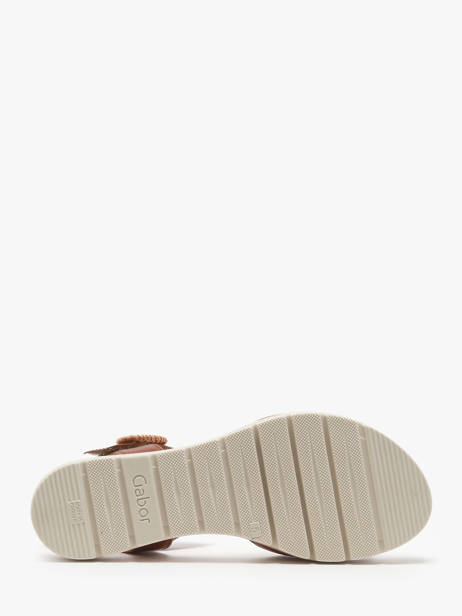 Sandales En Cuir Gabor Vert accessoires 53 vue secondaire 4