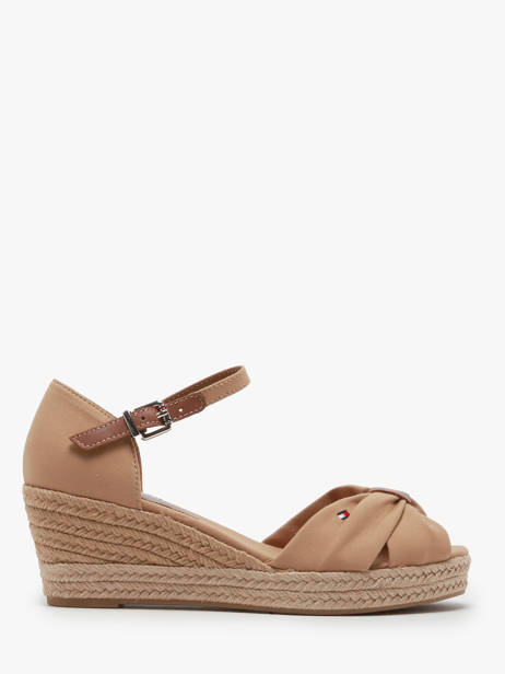 Sandales Semelle Compensée Tommy hilfiger Beige accessoires 4785RBL