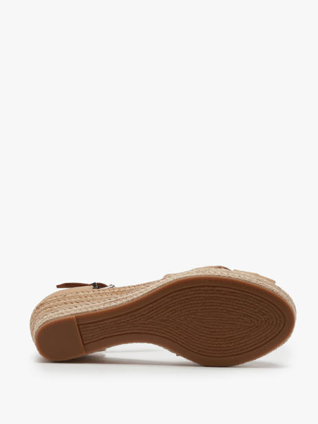 Sandales Semelle Compensée Tommy hilfiger Beige accessoires 4785RBL vue secondaire 4
