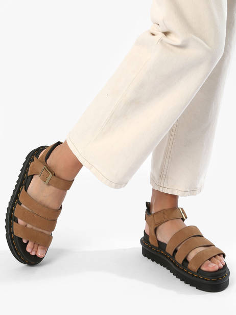 Sandales Blaire En Cuir Dr martens Marron accessoires 31735439 vue secondaire 2