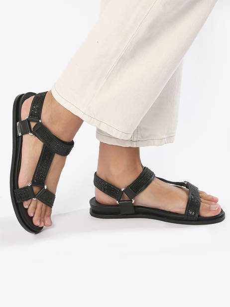 Sandales En Cuir Les tropeziennes Noir accessoires CASPY vue secondaire 2