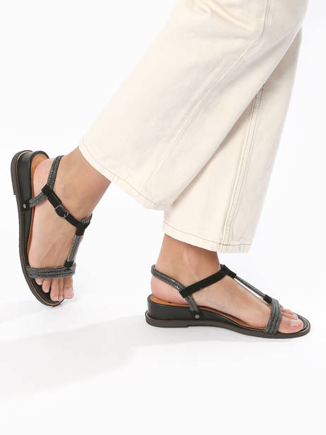 Sandales Olgi En Cuir Mam'zelle Noir accessoires CSG2Q24 vue secondaire 2