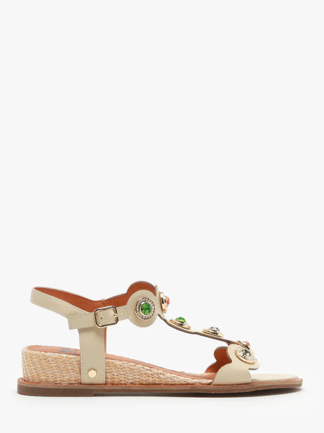 Sandales En Cuir Mam'zelle Beige accessoires CSG2Q27