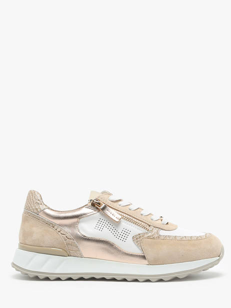 Sneakers En Cuir Nathan baume Beige accessoires 241NS01