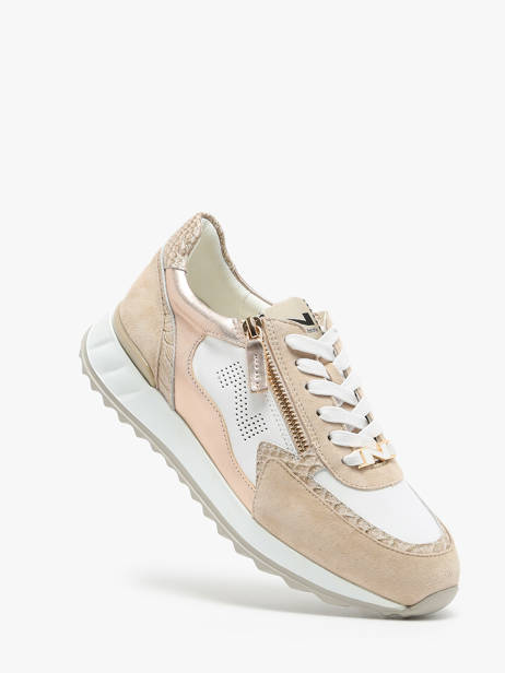 Sneakers En Cuir Nathan baume Beige accessoires 241NS01 vue secondaire 1
