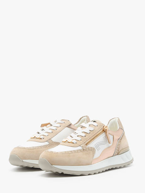 Sneakers En Cuir Nathan baume Beige accessoires 241NS01 vue secondaire 5