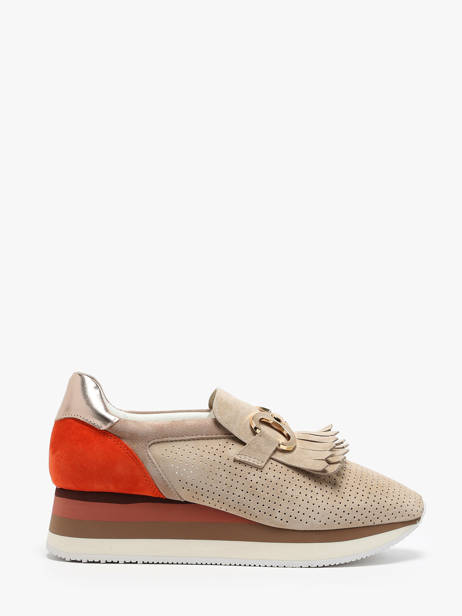 Sneakers En Cuir Nathan baume Beige accessoires 241NS21