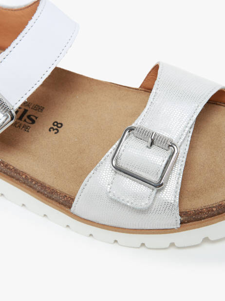 Sandales En Cuir Mephisto Blanc accessoires P5144812 vue secondaire 1